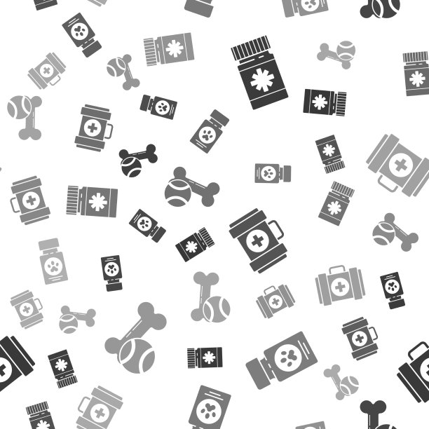 设狗药瓶和狗药丸图片下载