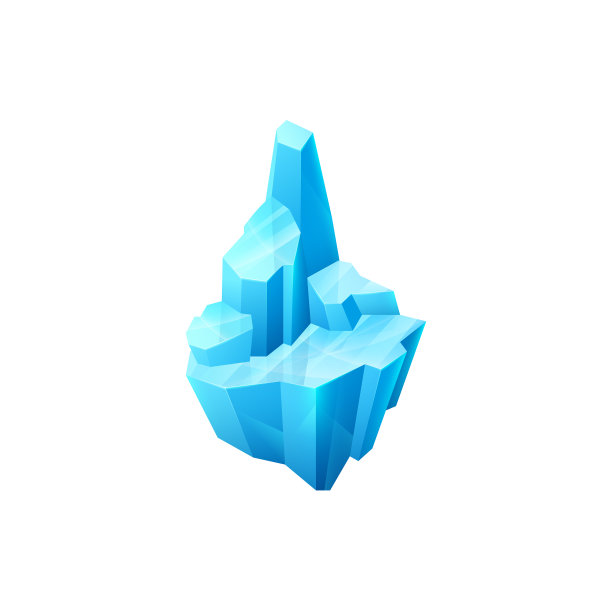 冰晶冻结浮冰阻挡雪堆图片下载