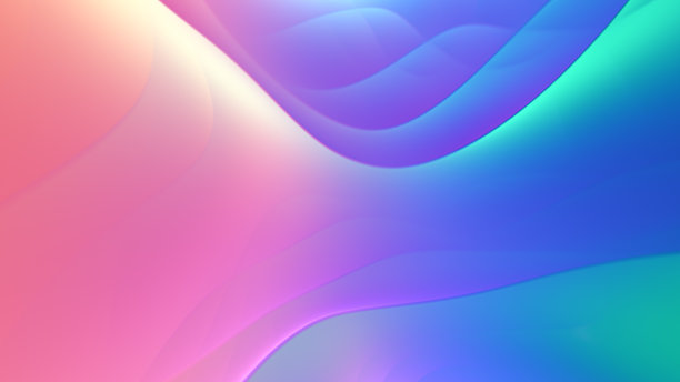 抽象插画在全息彩色，未来主义墙纸。图片下载