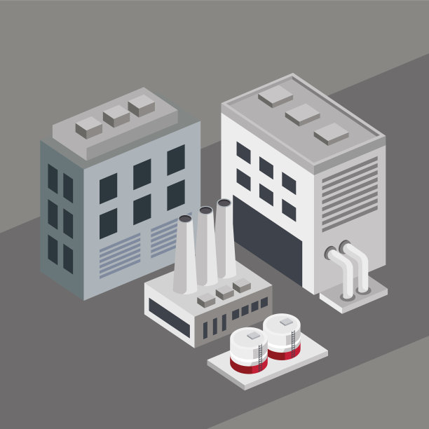 等距建筑和坦克图片下载