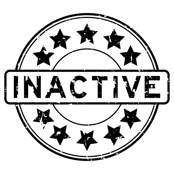 垃圾黑色不活跃的字与星图标圆形橡胶印章邮票在白色的背景图片下载