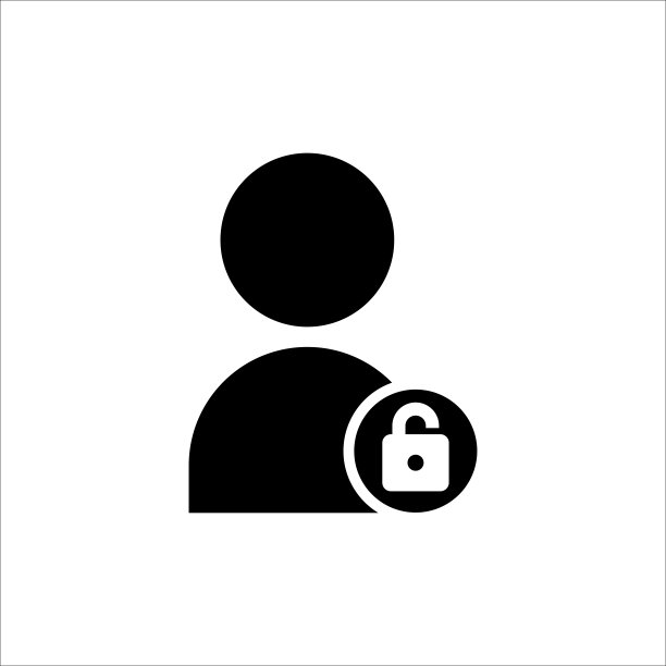 用户解锁图标：管理员符号，可编辑笔画，移动概念和网页设计图片下载