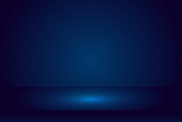 蓝色房间抽象背景。3d设计。图片下载