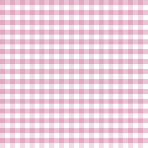 粉红色格子图案的衣服，台布，格纹，衬衫，连衣裙，纸，毯子，床上用品，被子和纺织产品。矢量插图。图片下载