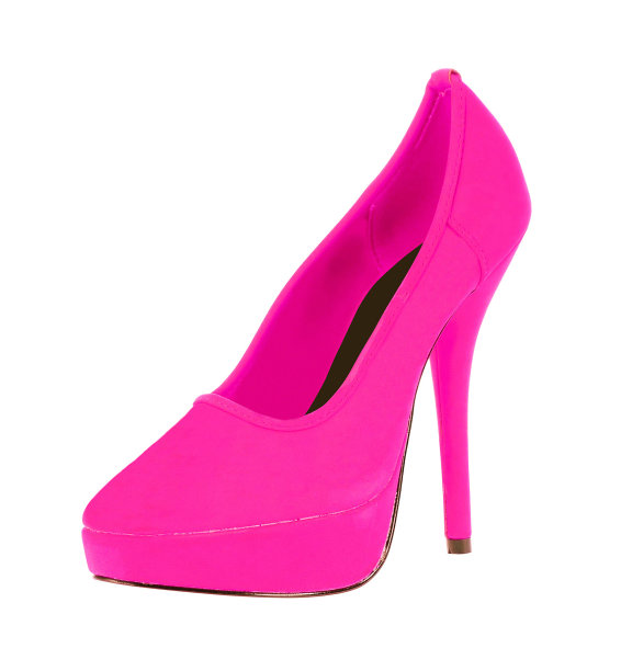 鞋在白色上隔离图片下载