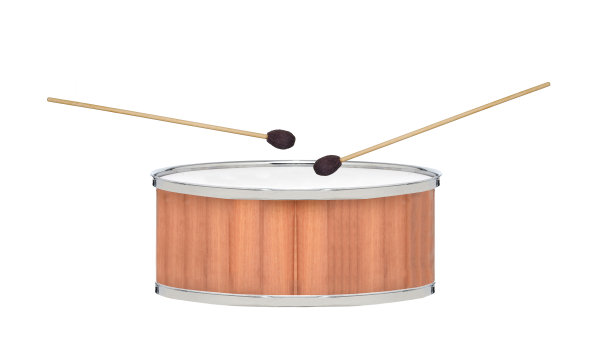 滚筒隔离在白色上图片下载