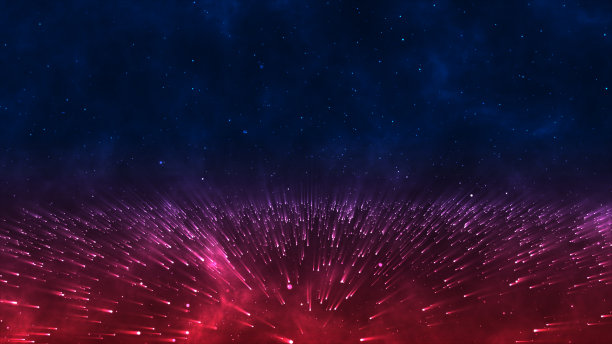 粒子背景，尘埃运动，抽象效果，明亮的动画，未来的辉光，发光的魔法，恒星散焦，能量光，空间黑，蓝色，庆祝，纹理，美丽的模糊，点，优雅，节日，飞行，银河，魅力，红色，照明图片下载