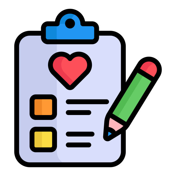 愿望清单颜色大纲图标，购物和折扣销售图标。图片下载