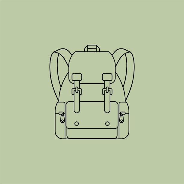 书包线图标图片下载