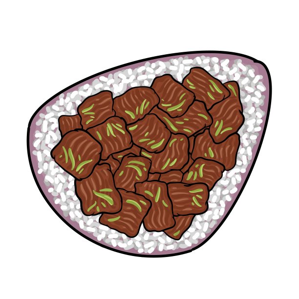 烤肉。烧烤的一种，因为它的特色是腌过的牛肉薄片。韩国菜。图片下载