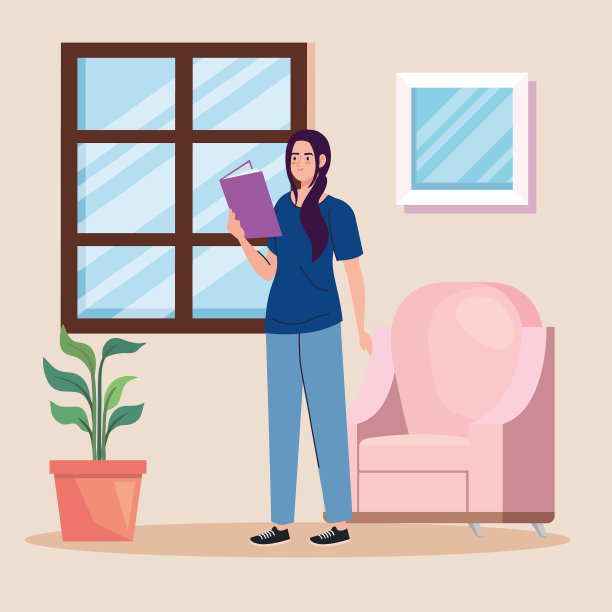 女人在生活中读书图片下载