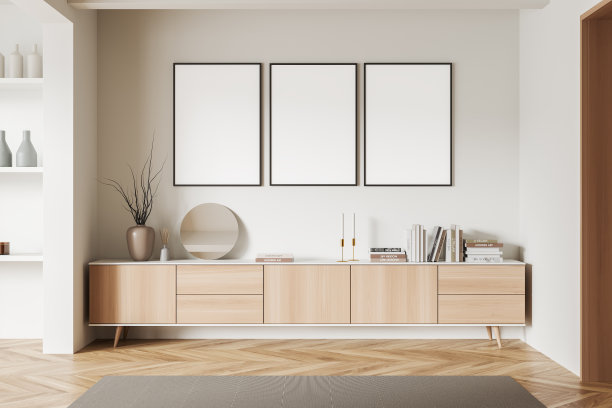 光展览内部与梳妆台和装饰，模型框架图片下载