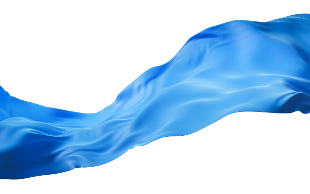 流动的布料背景，3d渲染。图片下载