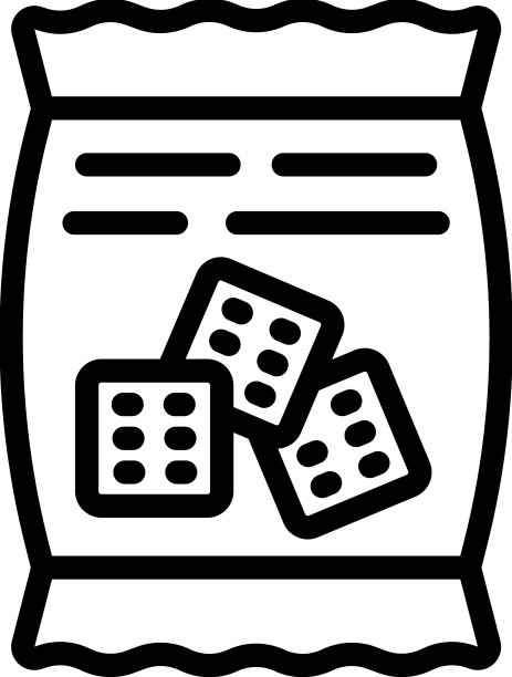 饼干包装图标轮廓食品饼干图片下载