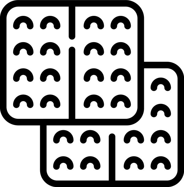 谷物饼干图标轮廓食品饼干图片下载