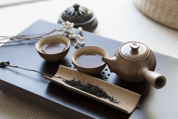 禅宗陈设、茶具、中国传统茶艺、茶文化、精美的香炉、蒲团图片下载