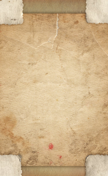 有划痕、污渍和角落的旧纸的复古质感图片下载