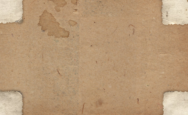 有划痕、污渍和角落的旧纸的复古质感图片下载