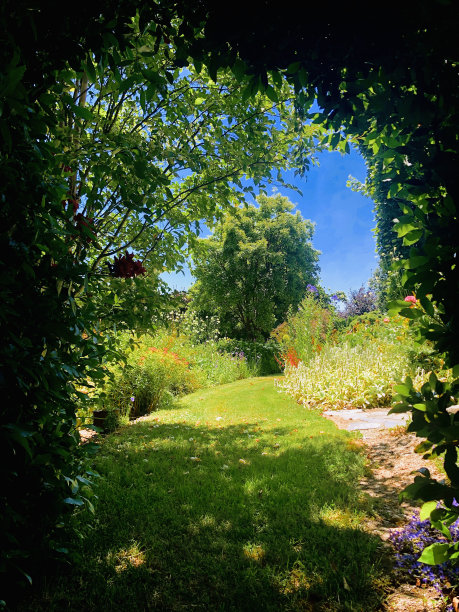 花园通过拱门图片下载