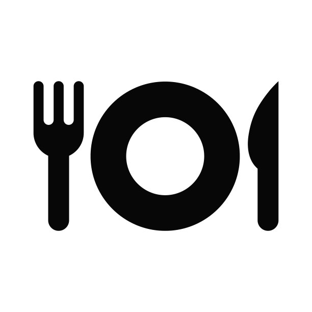 餐厅图标矢量符号图片下载