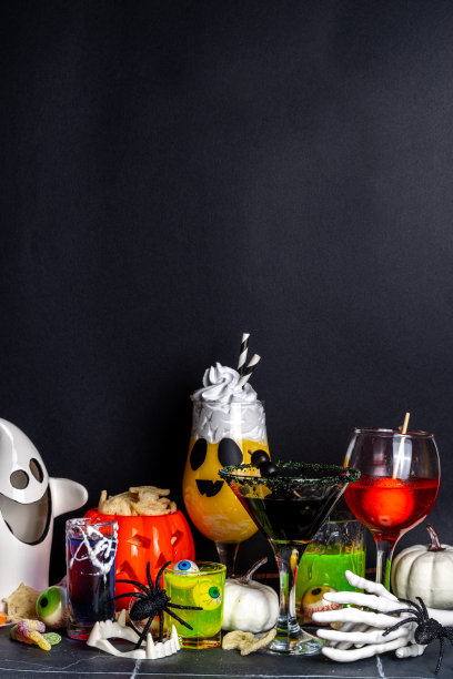 万圣节派对酒吧饮料图片下载