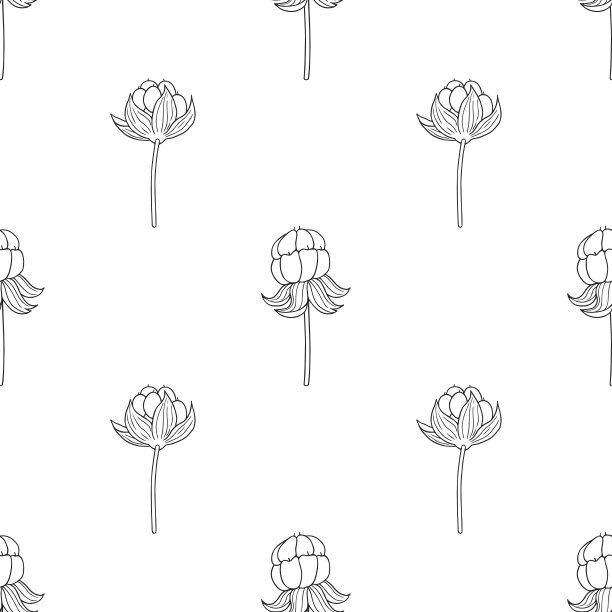 矢量图与鹿茸拼接图案图片下载