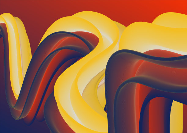 抽象背景与线多色3d图片下载