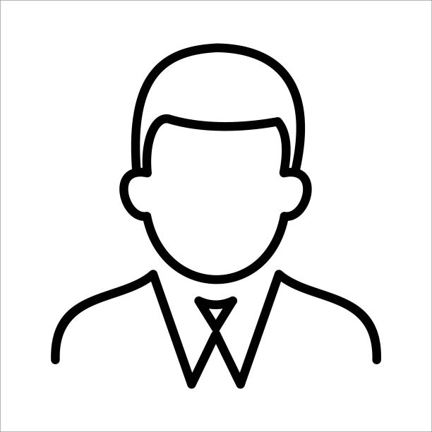 老板，经理图标Logo设计矢量模板插图标志和符号像素完美图片下载