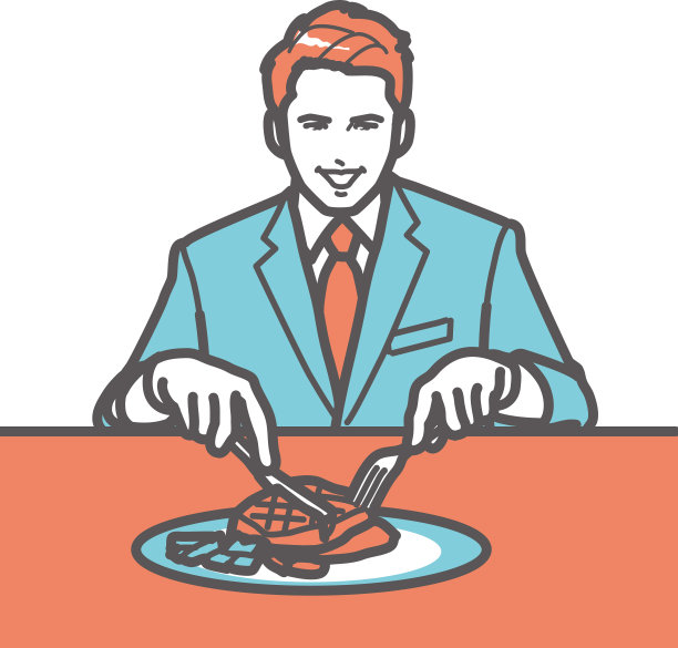 人吃牛排图片下载