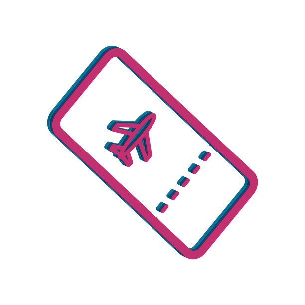 图示票证图标模板的矢量图图片下载