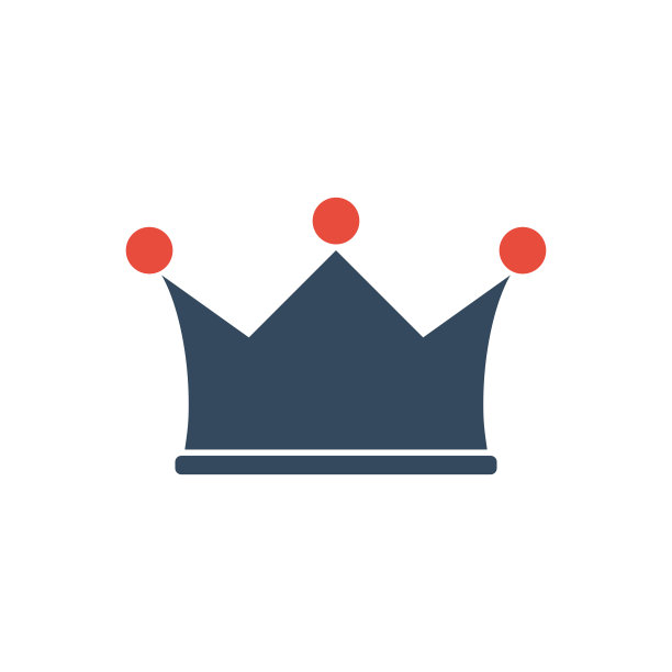 女王或国王的王冠图标，获胜者矢量图托甘图片下载