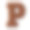 巧克力字体字母P - Sinterklaas日庆祝-矢量插图孤立在透明背景图片下载