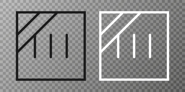 滴干在阴凉处洗衣店标志矢量图标。图片下载