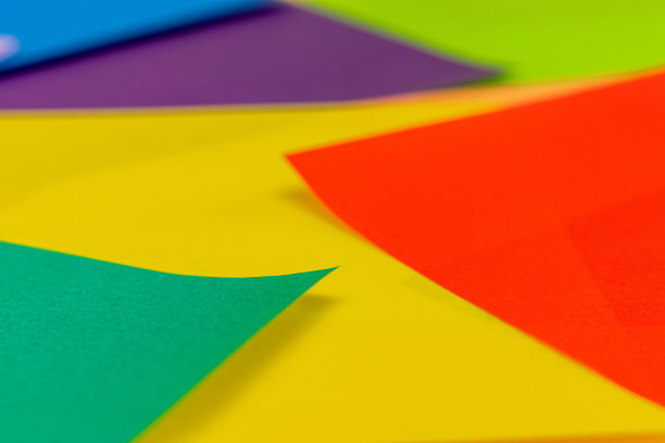 很多彩色的纸图片下载