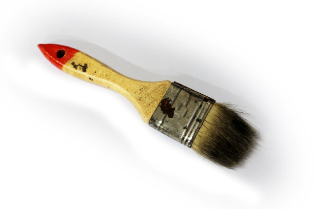 用细刚毛制成的刷墙的照片图片下载