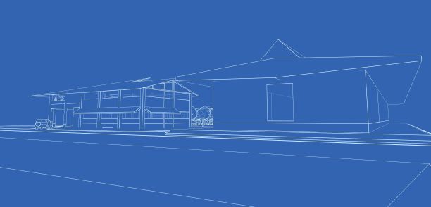 建筑工程三维插图图片下载