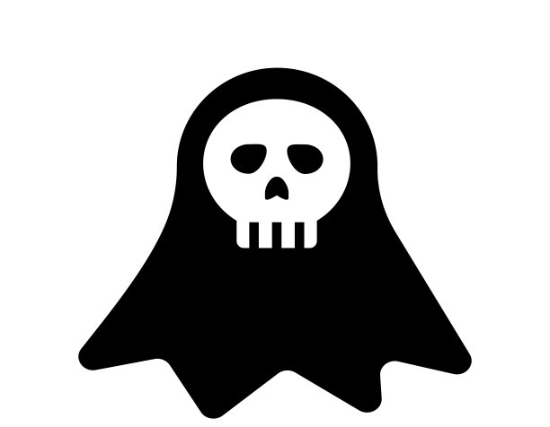 可爱的骷髅插画。材料的万圣节。图片下载