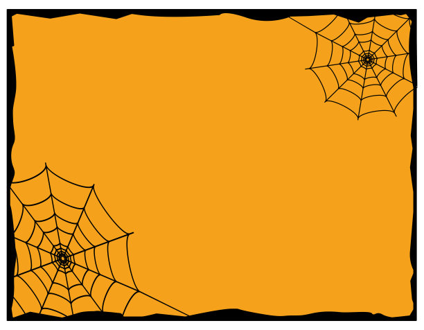 蜘蛛网的矢量图。万圣节插图。图片下载