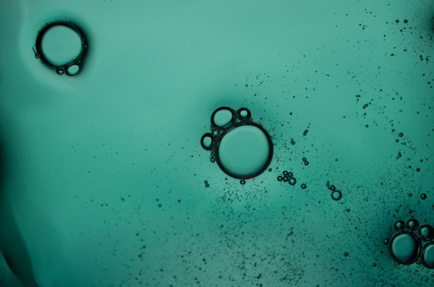 质地的蓝色凝胶，微距照片图片下载