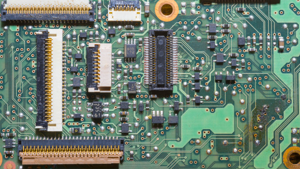 电路板背景特写隔离图片下载