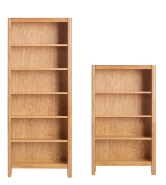 木质书柜孤立图片下载