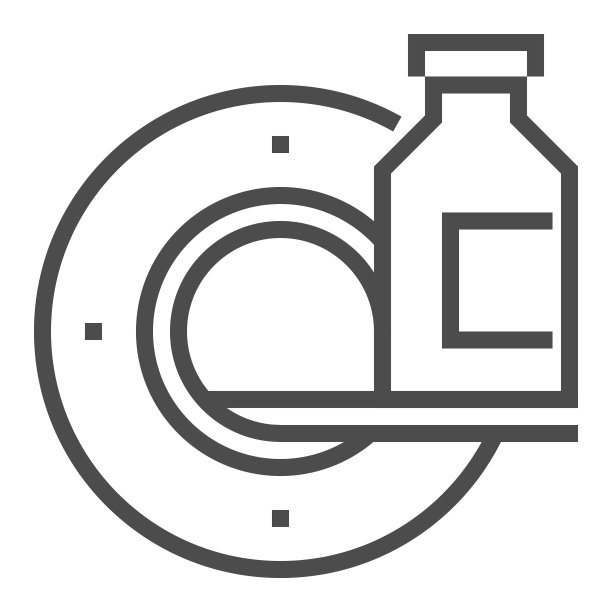 头部核磁共振扫描矢量图标图片下载