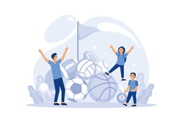 运动班的孩子们在做各种运动图片下载