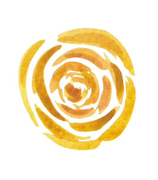 玫瑰花蕾的抽象画图片下载