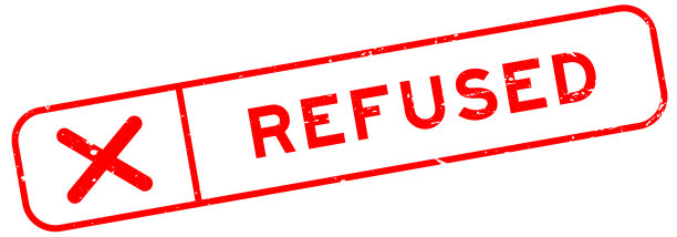 垃圾红色拒绝字错误的检查标记图片下载