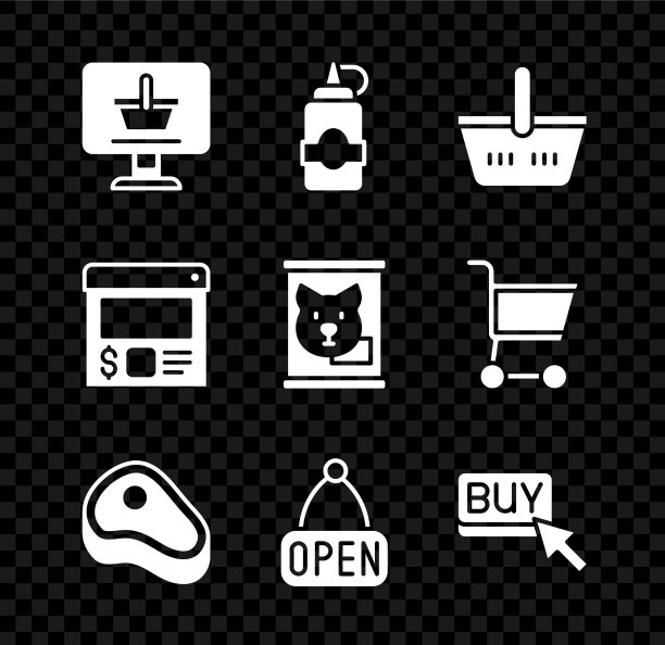 把购物车放在电脑酱瓶上图片下载