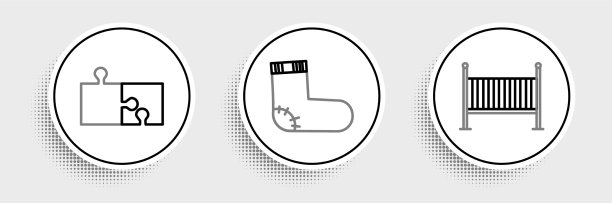 套线婴儿床摇篮床一块拼图和图片下载