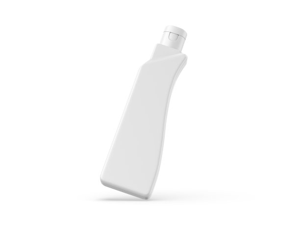 化妆品瓶模型的面霜，液体肥皂，泡沫，乳液，洗发水。清洁白色塑料瓶上孤立的白色背景，3d渲染插图。图片下载