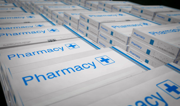 药店和止痛药片剂都有3d插图图片下载