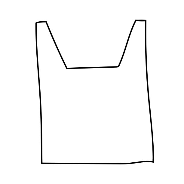 禁止使用塑料袋的标志。对抗自然的污染。图片下载